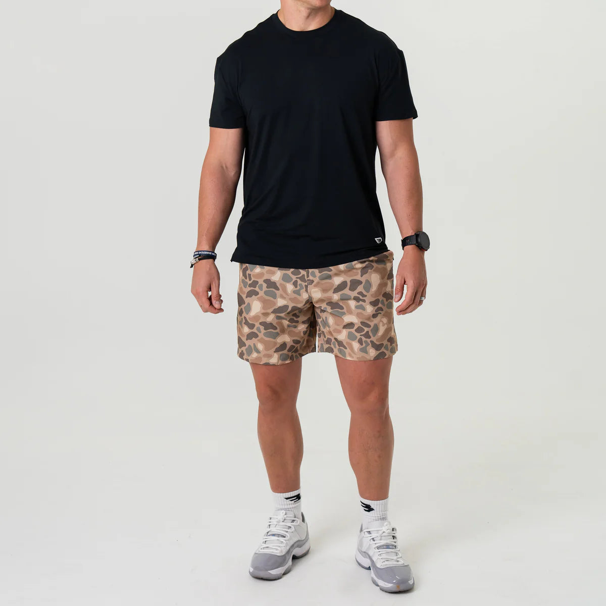Burlebo Everyday Short - Pintail Camo - Brown Pocket 7" Inseam